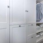 A photo of a closet.