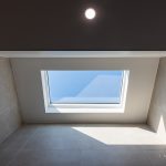 A photo of a skylight.