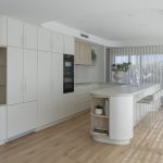 A photo of a kitchen area in the Palm Bay house.