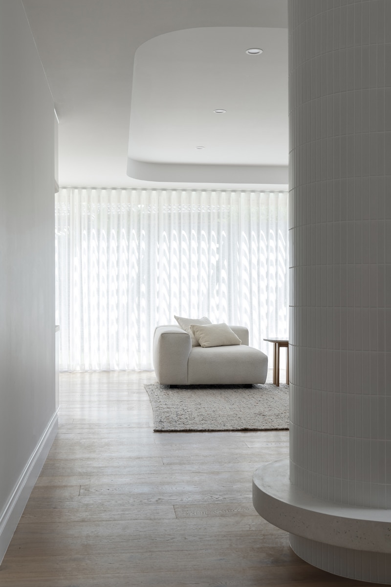 A photo of a couch in a living area.